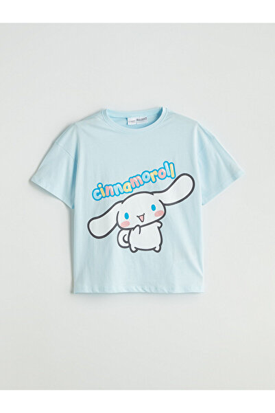 LC Waikiki Özmarka Noul sezon guler rotund Cinnamoroll cu imprimeu Top de pij...