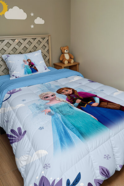 EVPANYA Frozen Friendship Patterned Single Duvet and Pillowcase