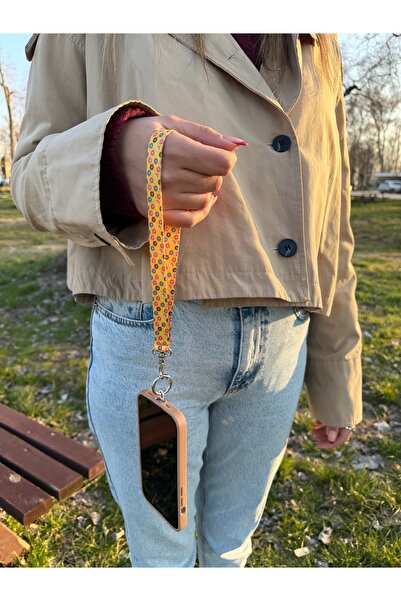 PATİMİO Multi-Purpose Phone Wrist Strap Lanyard Donuts Compatible with All Ph...