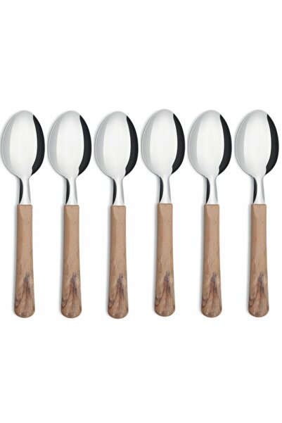 Simonaggio Set of 6 Elementos Wood spoons