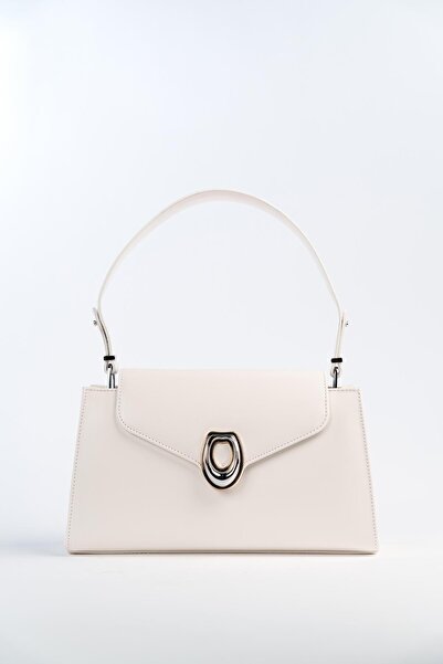 Matmazel Noriva Buz Beyazı Kadın El ve Omuz Çantası