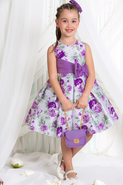 SÜSLÜ PİNK KİDS Special Design Dress for Girls, Ramadan Eid Dress