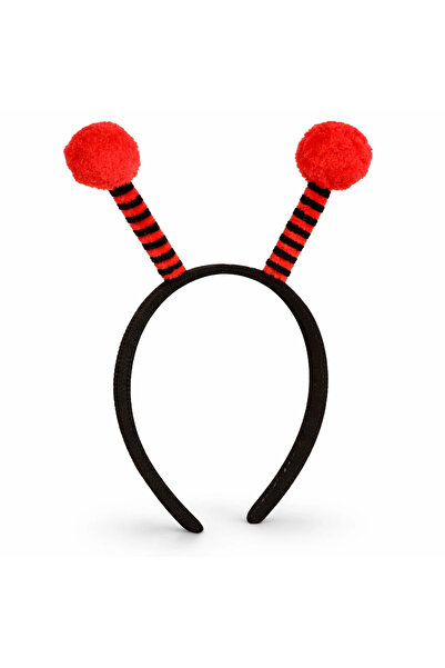 Epilons Red and Black Ladybug Crown with Antenna - Children's Ladybug Crown w...