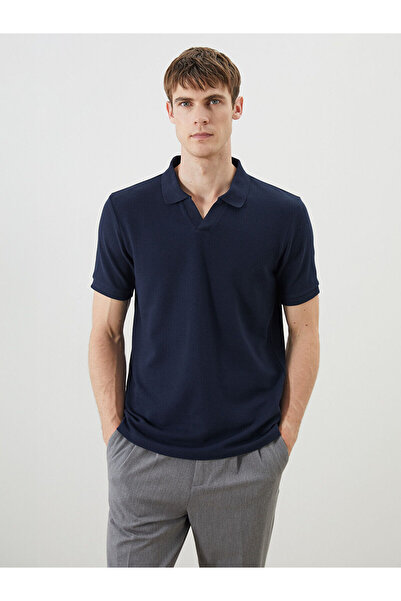 LC Waikiki Nevavm with a Difference Polo Collar Short Sleeve Men's T-Shirt