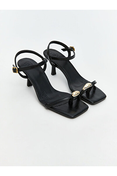 LC Waikiki Ozmarka New Season Leather Look Women's Heeled Shoes