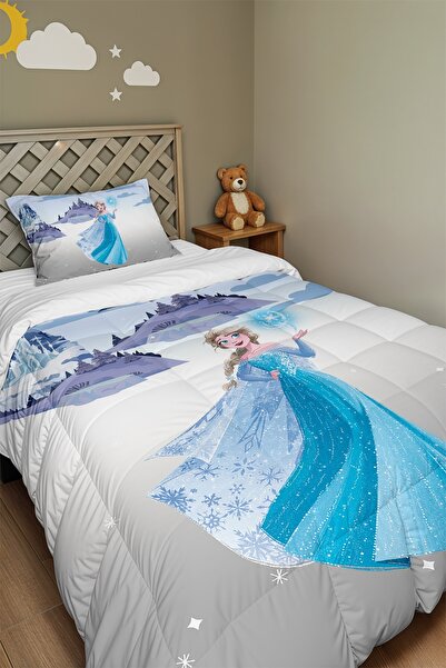 EVPANYA Frozen Dream Patterned Single Duvet and Pillowcase