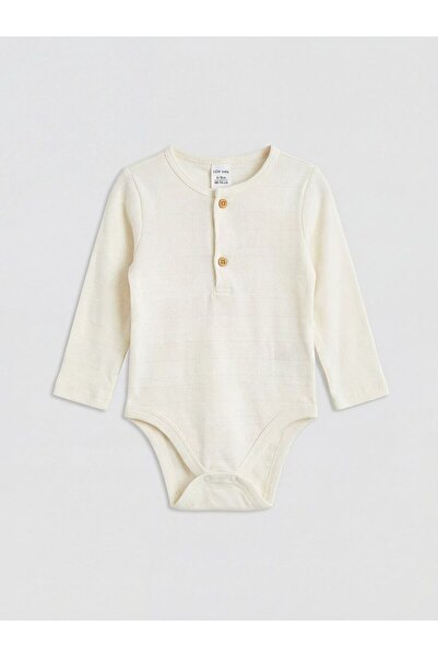 LC Waikiki بدلة أطفال LCW بأكمام طويلة للأولاد مع أزرار كبس