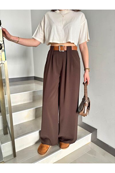 Sude Kızanlıklı detaliu la curea Țesătură twill Design Palazzo