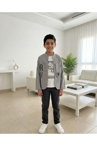 alqarat طقم صيفي للأولاد "مودرن بوي" مكون من 3 قطع