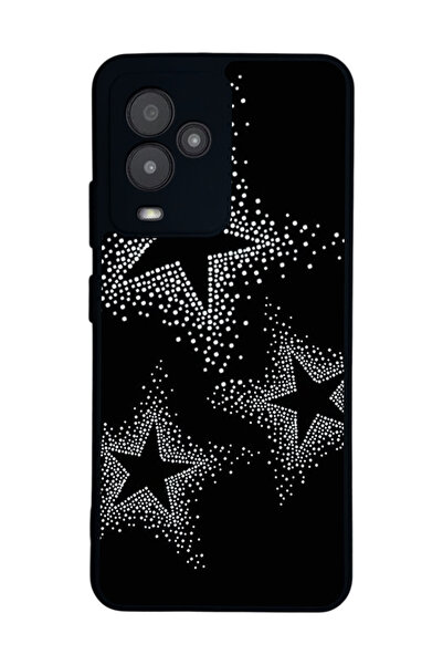 General Mobile متوافق مع GM 24 Pro مطبوع، أسود غير لامع، سيليكون ناعم، واقي، ...