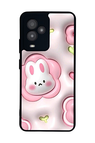 General Mobile متوافق مع GM 24 Pro مطبوع، أسود غير لامع، سيليكون ناعم، واقي، ...