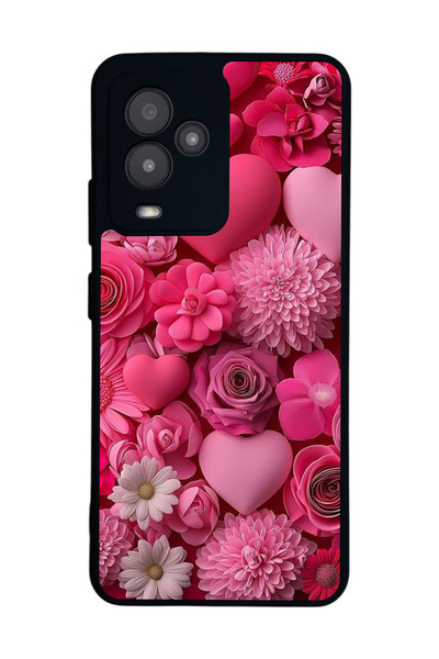 General Mobile متوافق مع GM 24 Pro مطبوع، أسود غير لامع، سيليكون ناعم، واقي، ...