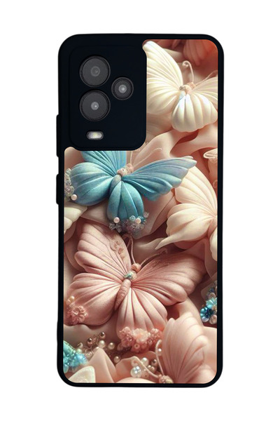 General Mobile متوافق مع GM 24 Pro مطبوع، أسود غير لامع، سيليكون ناعم، واقي، ...