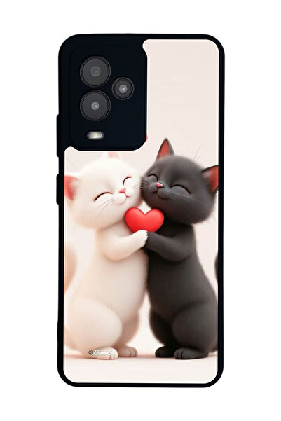 General Mobile متوافق مع GM 24 Pro مطبوع، أسود غير لامع، سيليكون ناعم، واقي، ...