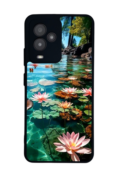 General Mobile متوافق مع GM 24 Pro مطبوع، أسود غير لامع، سيليكون ناعم، واقي، ...