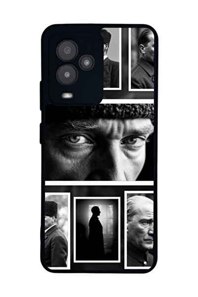 General Mobile متوافق مع GM 24 Pro مطبوع، أسود غير لامع، سيليكون ناعم، واقي، ...