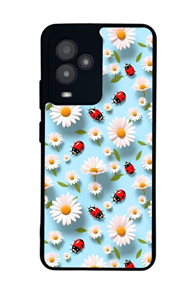 General Mobile متوافق مع GM 24 Pro مطبوع، أسود غير لامع، سيليكون ناعم، واقي، ...