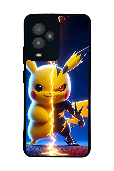 General Mobile متوافق مع GM 24 Pro مطبوع، أسود غير لامع، سيليكون ناعم، واقي، ...