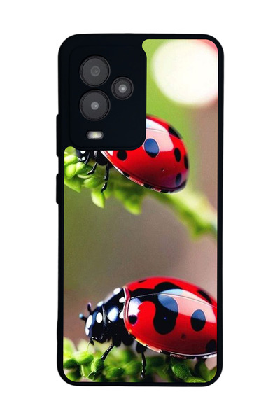 General Mobile متوافق مع GM 24 Pro مطبوع، أسود غير لامع، سيليكون ناعم، واقي، ...