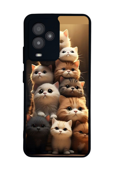 General Mobile متوافق مع GM 24 Pro مطبوع، أسود غير لامع، سيليكون ناعم، واقي، ...