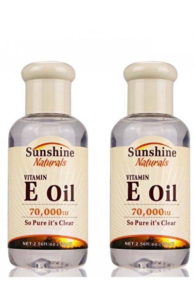Sunshine Naturals عبوتان من زيت فيتامين هـ 75 مل