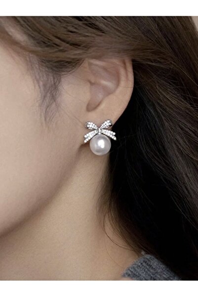 VEYA سلسلة مكونة من طقم إكسسوارات لؤلؤة أنيق وفاخر مكون من قطعتين (قلادة + أق...