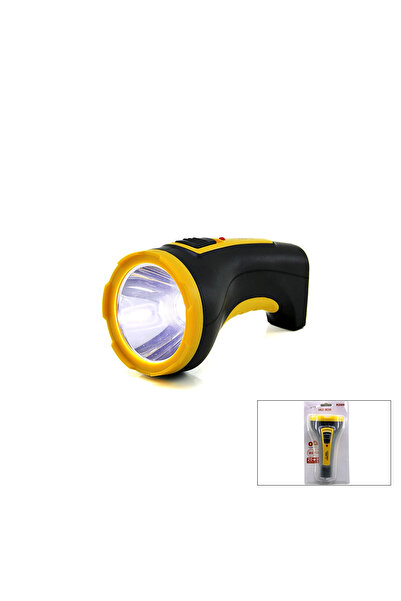 shopwave 10W TEK LED BOMBELİ GÖVDE FİŞ ŞARJLI EL FENERİ UZUN MESAFELİ KAMBUR ...