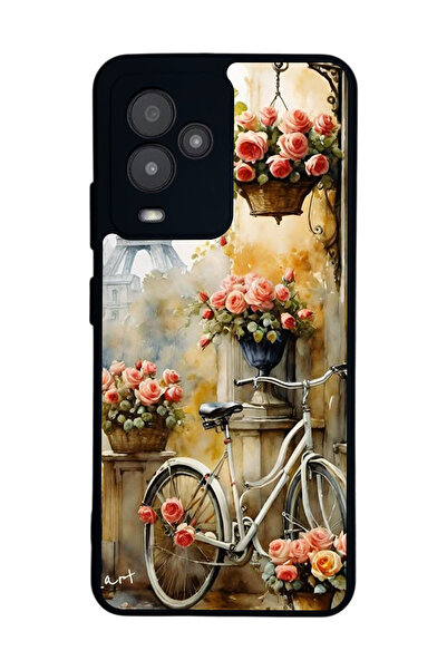 General Mobile متوافق مع GM 24 Pro مطبوع، أسود غير لامع، سيليكون ناعم، واقي، ...