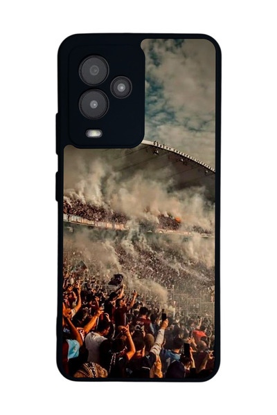 General Mobile متوافق مع GM 24 Pro مطبوع، أسود غير لامع، سيليكون ناعم، واقي، ...