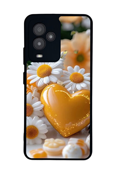 General Mobile متوافق مع GM 24 Pro مطبوع، أسود غير لامع، سيليكون ناعم، واقي، ...