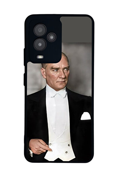 General Mobile متوافق مع GM 24 Pro مطبوع، أسود غير لامع، سيليكون ناعم، واقي، ...