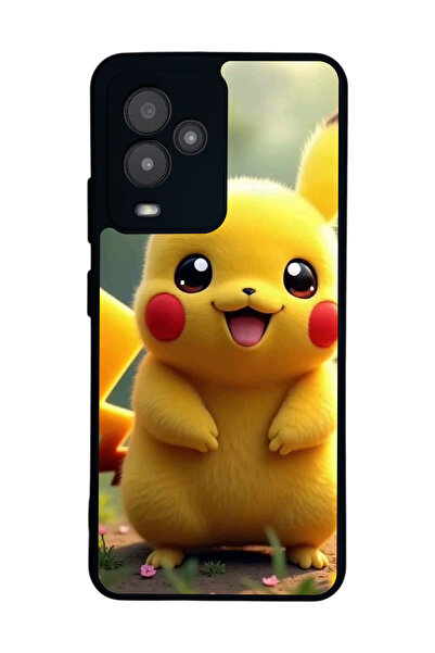 General Mobile متوافق مع GM 24 Pro مطبوع، أسود غير لامع، سيليكون ناعم، واقي، ...