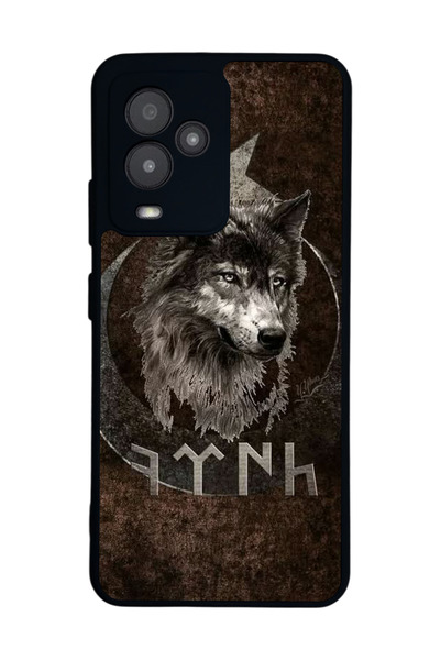 General Mobile متوافق مع GM 24 Pro مطبوع، أسود غير لامع، سيليكون ناعم، واقي، ...