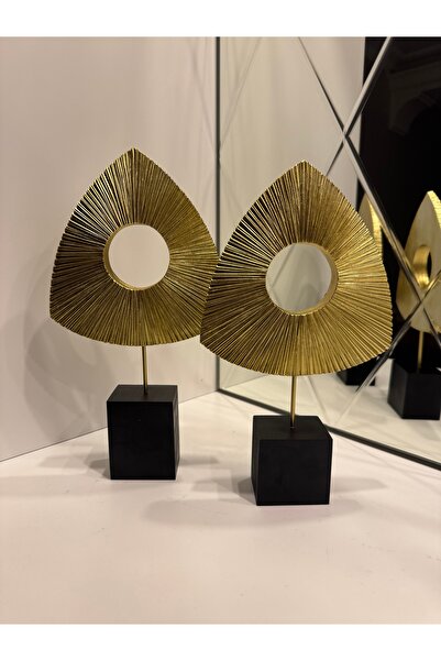 İnci line souvenırs Modern Üçgen Halka Dekoratif Biblo, Ağır ve Dayanıklı Tas...