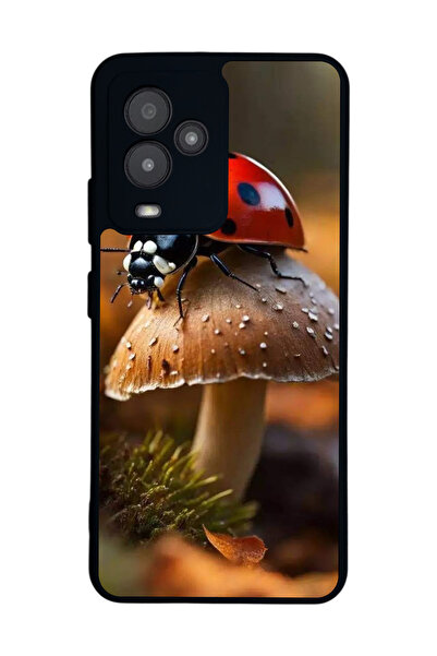 General Mobile متوافق مع GM 24 Pro مطبوع، أسود غير لامع، سيليكون ناعم، واقي، ...