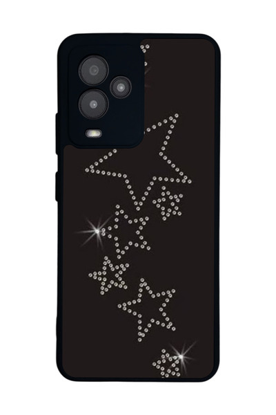 General Mobile متوافق مع GM 24 Pro مطبوع، أسود غير لامع، سيليكون ناعم، واقي، ...