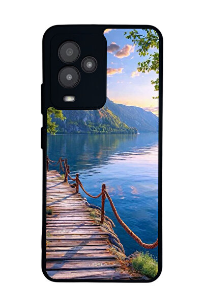 General Mobile متوافق مع GM 24 Pro مطبوع، أسود غير لامع، سيليكون ناعم، واقي، ...