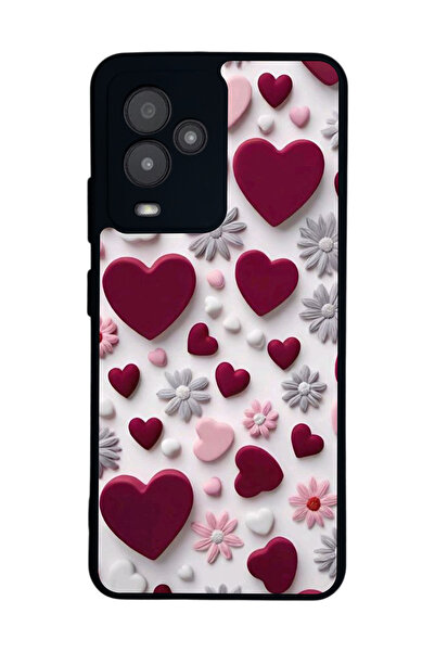 General Mobile متوافق مع GM 24 Pro مطبوع، أسود غير لامع، سيليكون ناعم، واقي، ...