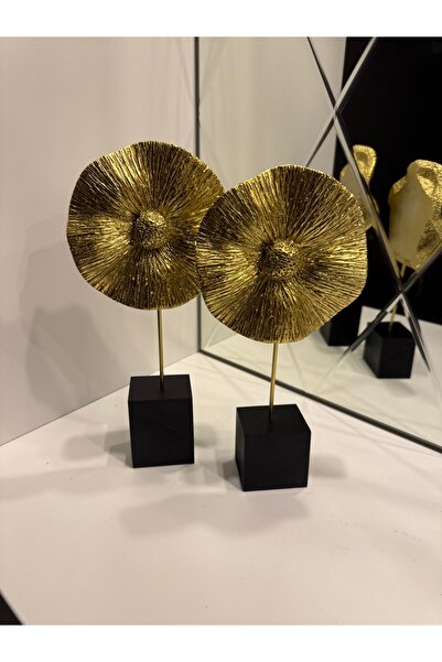 İnci line souvenırs Modern Çiçek Form Dekoratif Biblo Seti, Ağır ve Şık Salon...