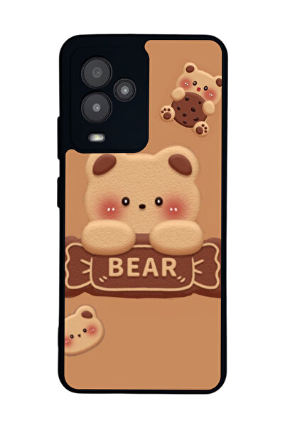 General Mobile متوافق مع GM 24 Pro مطبوع، أسود غير لامع، سيليكون ناعم، واقي، ...