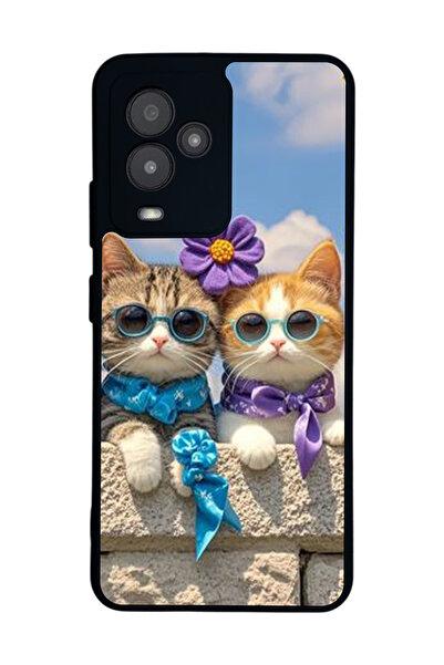 General Mobile متوافق مع GM 24 Pro مطبوع، أسود غير لامع، سيليكون ناعم، واقي، ...