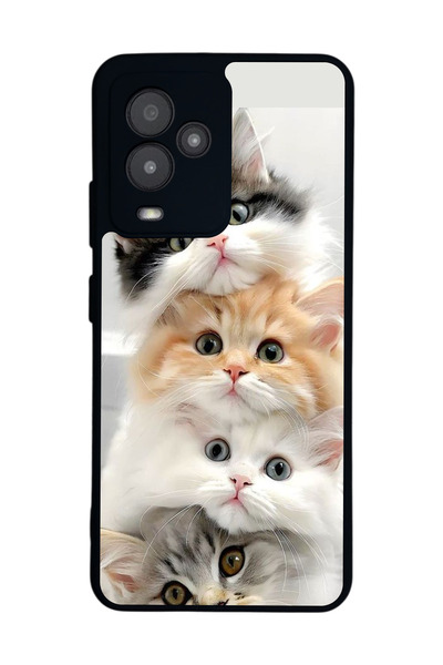 General Mobile متوافق مع GM 24 Pro مطبوع، أسود غير لامع، سيليكون ناعم، واقي، ...