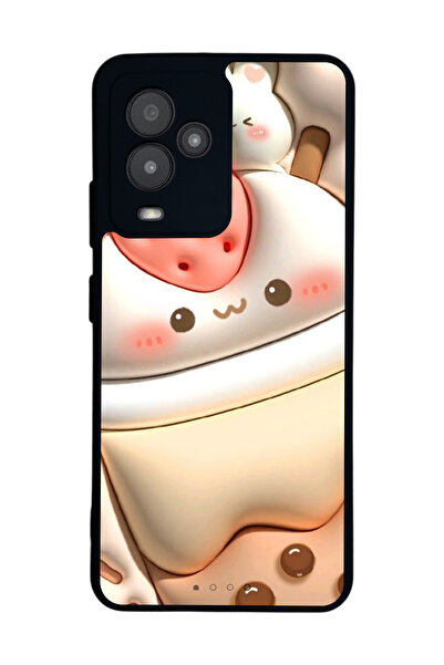 General Mobile متوافق مع GM 24 Pro مطبوع، أسود غير لامع، سيليكون ناعم، واقي، ...