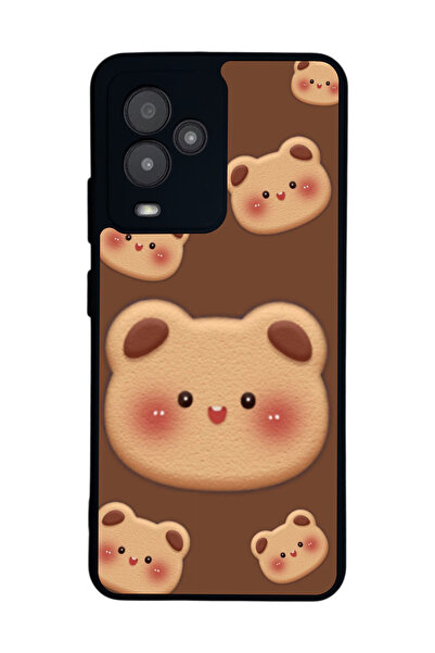 General Mobile متوافق مع GM 24 Pro مطبوع، أسود غير لامع، سيليكون ناعم، واقي، ...