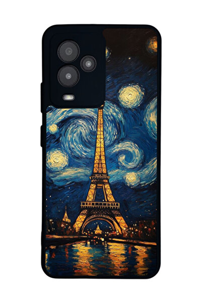 General Mobile متوافق مع GM 24 Pro مطبوع، أسود غير لامع، سيليكون ناعم، واقي، ...