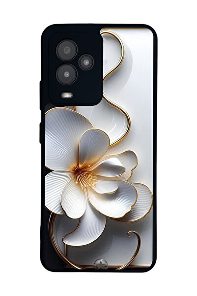 General Mobile متوافق مع GM 24 Pro مطبوع، أسود غير لامع، سيليكون ناعم، واقي، ...