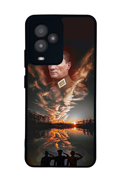 General Mobile متوافق مع GM 24 Pro مطبوع، أسود غير لامع، سيليكون ناعم، واقي، ...