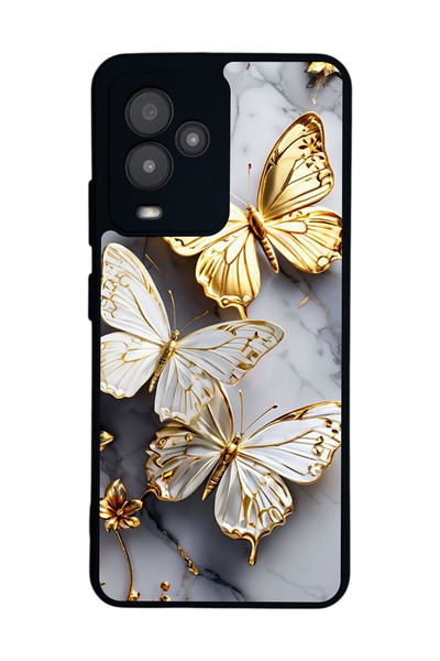 General Mobile متوافق مع GM 24 Pro مطبوع، أسود غير لامع، سيليكون ناعم، واقي، ...