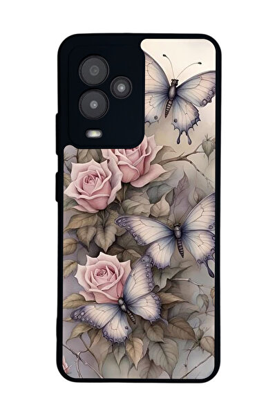 General Mobile متوافق مع GM 24 Pro مطبوع، أسود غير لامع، سيليكون ناعم، واقي، ...