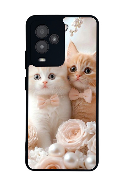 General Mobile متوافق مع GM 24 Pro مطبوع، أسود غير لامع، سيليكون ناعم، واقي، ...